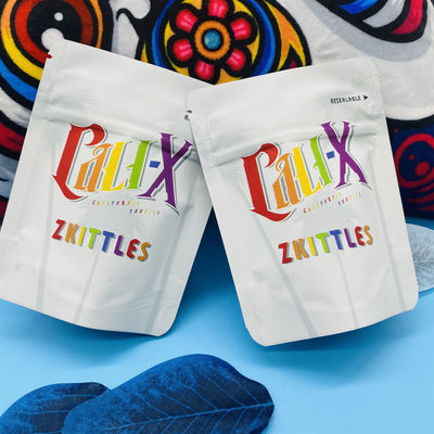 Buy VMPET 120 Microns Mylar ziplockk Bag Cali X Zkittlez Doypack Pound Mylar Bag online manufacture