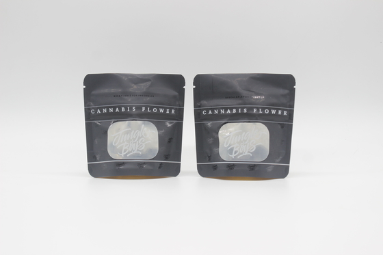 Stand Up ziplockk weed Mylar Bags Gossy Matte Printing Effect