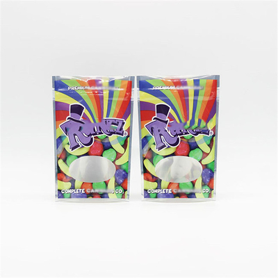 OEM Weed Bag Zip Lock 3.5G Resealable 110microns Soft Touch Material Smell Proof Mylar Bags