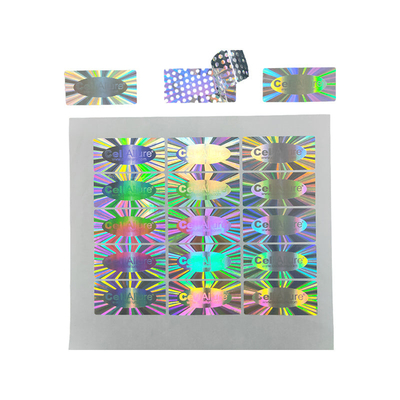 Custom Waterproof Holographic Printable Sticker Paper Printed Sticker Sheet For Product