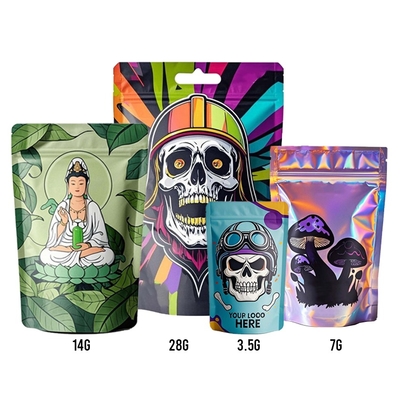 Custom Printed Stand Up Zipper Pouch for Food Packaging