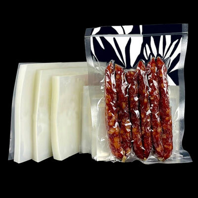 Three Side Seal Heat Sealed Transparent Vacuum Bag for Food Packaging