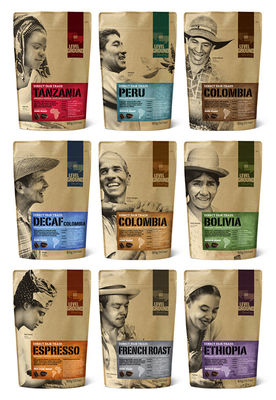 OEM Kraft Stand Up Pouches