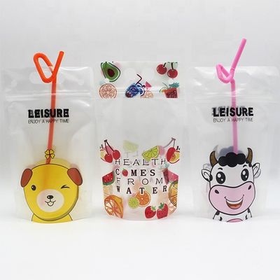 1L Liquid Spout Pouch VMPET Stand Up Pouch With Spout Packaging