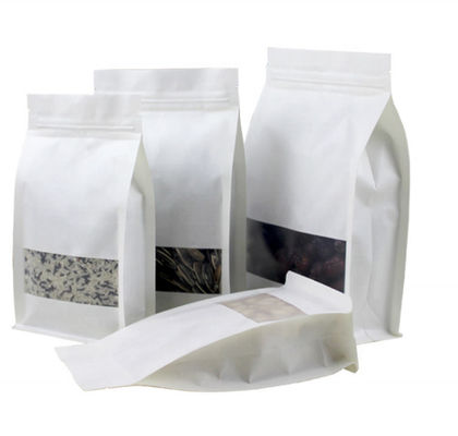 Kraft See Through Pouches VMPET Biodegradable Apply To Dried Food