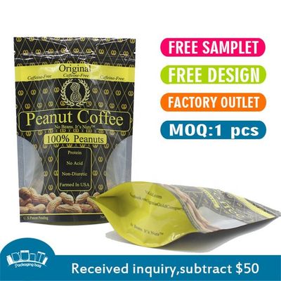 120 Microns Stand Up Food Pouches doypack Sealing Foil Pouches SGS