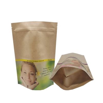 OEM Kraft Paper ziplockk Bags