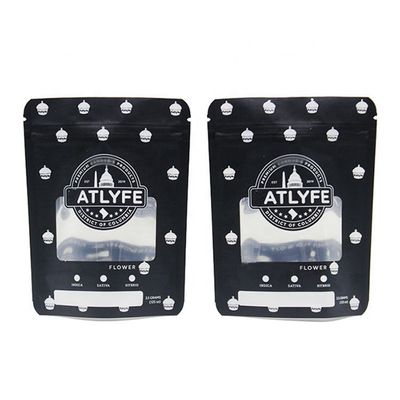 7g Digital Printed Stand Up Pouches Gravure LDPE Print Mylar Bag With Window