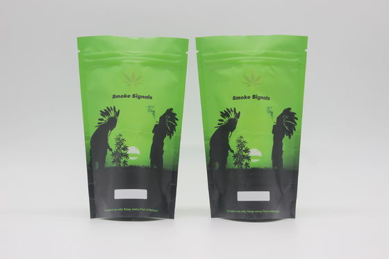 Scent Proof THC CBD Mylar Zipper Pouch 1 Gram 14g MOPP VMPET