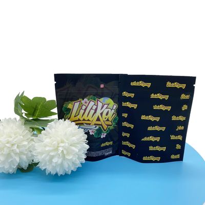 VMPET CR Zipper Soft Touch Mylar Bag 3.5g For weed Flowers