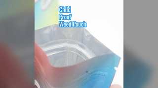 Food Grade Weed Pouch Child Proof Zipper Bag