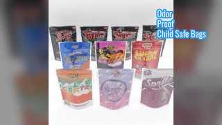 Smell Proof Mylar Bags Child Proof Zipper Pouch