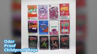 Smell Proof Bags Childproof Mylar Zip Lock Pouches