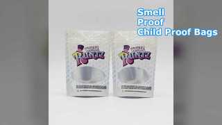 Smell Proof Mylar Bags Child Proof Weed Flower Packaging